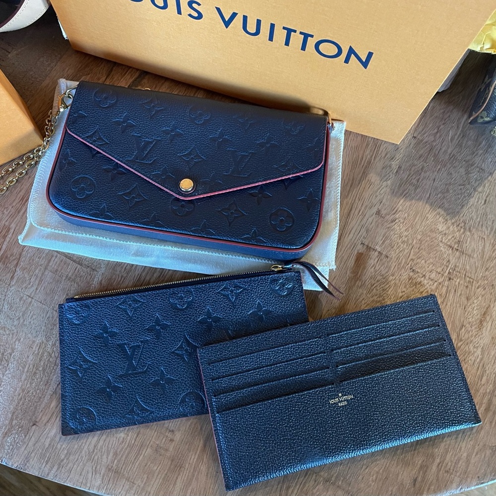 Louis Vuitton Felicie Crossbody Navy